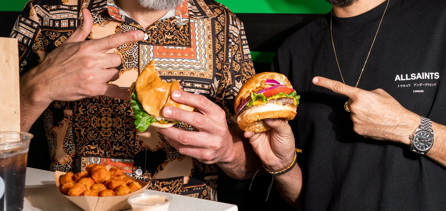 Pincho Burgers and tots photo